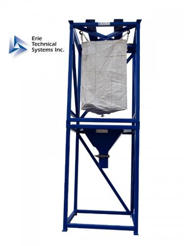 Single trip bulk bag discharger