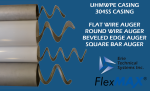 Auger styles for a Flexible Screw Conveyor