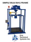 Low cost bulk bag filler frame