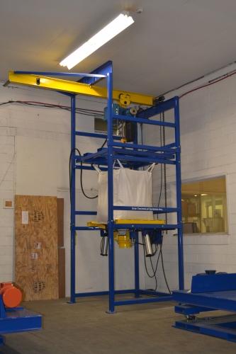 Bulk Bag Unloader for Testing