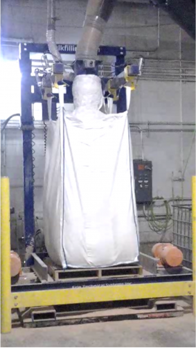 Successful installation was for an automated DensiMAX™ bulk bag filler for an application filling ground corn cobs.